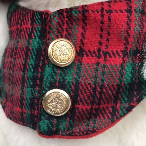 Vintage Jingle Bell Jr Hand Puppet Plush 12'' Christmas White Cap Vest Broadway - Picture 7 of 11